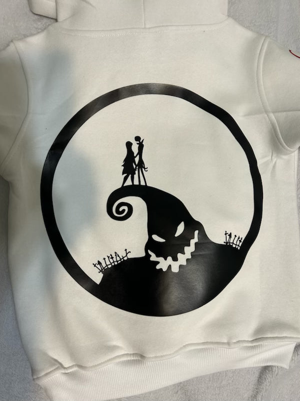 Nightmare Before Christmas Right Arm Custom Hoodie